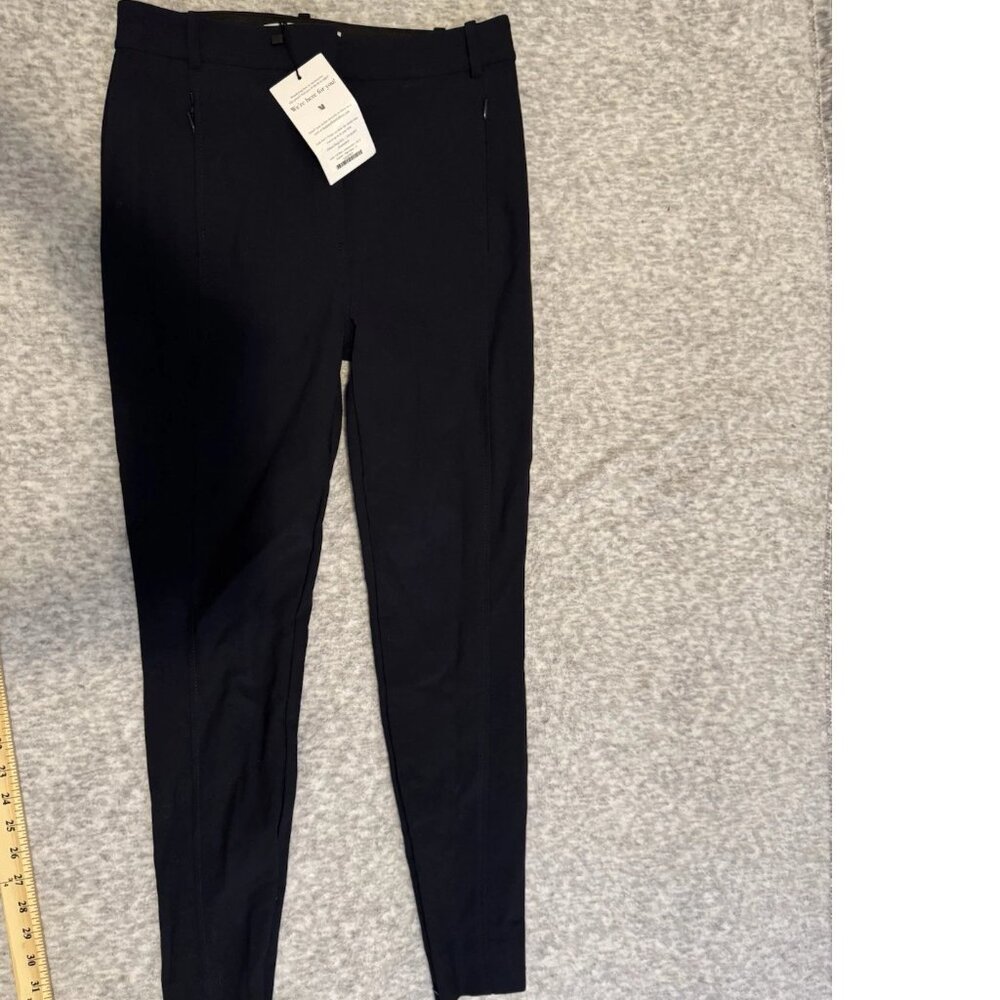 NWT MM Lafleur Straight Leg Navy Blue Pants Size 2